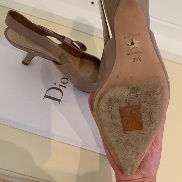 COPY - Dior kitten heels - 2.5 inch heel. Powder pink. - Picture 6 of 9